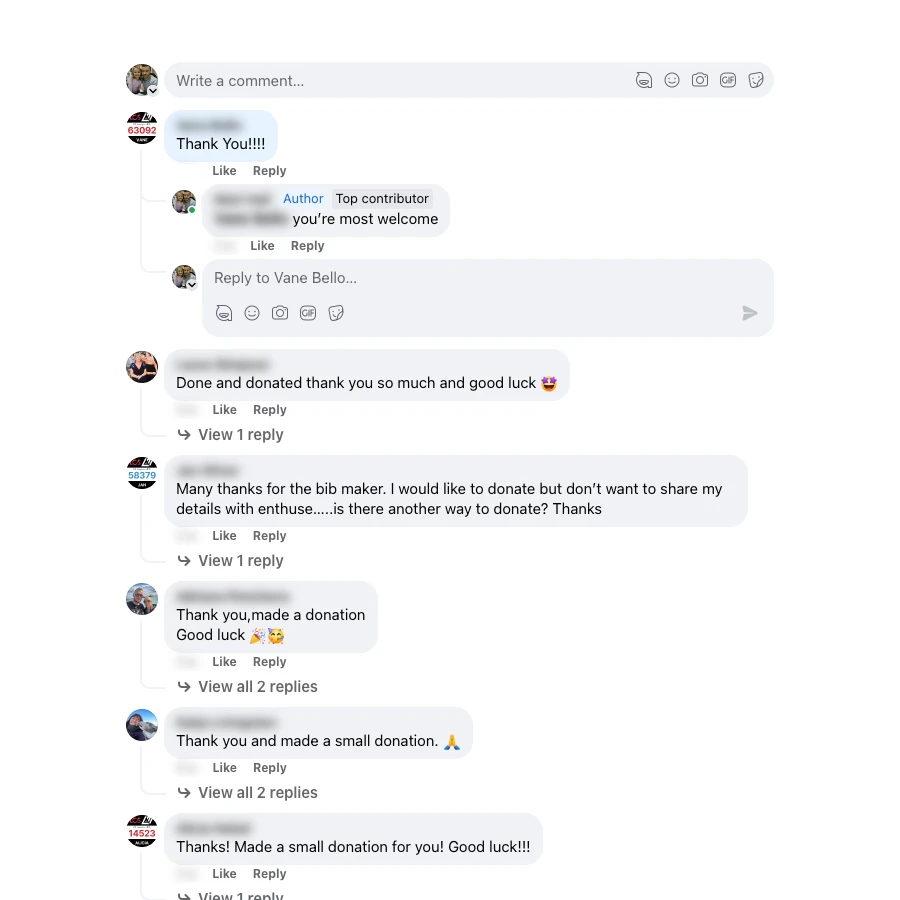 Bib Maker comments
